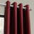 Akke Grommet Vintage Textured Faux Dupioni Silk Blackout Curtains - Single Panel Drapes-988641712-988641671