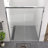 Hardware 56 - 60"X74" Double Sliding Shower Door With 1/4" (6Mm) Tempered Glass, And Waterproof Design For Bathroom 74" High Aluminum Glass Stainless Steel Handle, Easy Installation Safe In-121004715