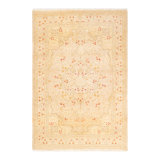 Classic One-of-a-Kind 4' 2" X 6' 1" Hand Knotted Area Rug