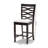 Upholstered Counter Stool with Solid Wood Frame-356188770