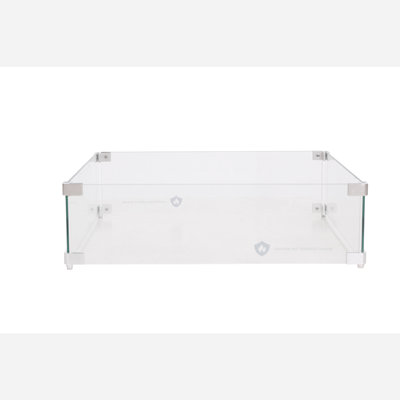 Pare-étincelles carré 22 "(verre)