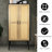 Farmhouse Wooden Storage Cabinet with Shelf