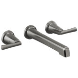 Levoir® Two-Handle Wall Mount Lavatory Faucet - Less Handles