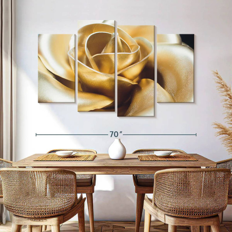 Kerner Gold Rose, 42" H x 68" W