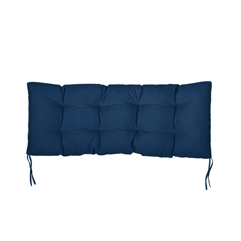 Outdoor 2'' Bench Seat Cushion, Navy, 37" W x 17" D