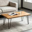 Table basse en bois d'acacia Live Edge