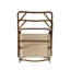 Ensemble de 4 chaises pliantes et portatives confortables avec cadre en aluminium, fauteuil de voyage Kermit