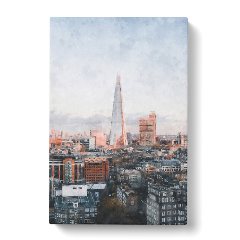 The Shard In London Vol.5 - Wrapped Canvas Print, 76cm H x 50cm W x 3cm D