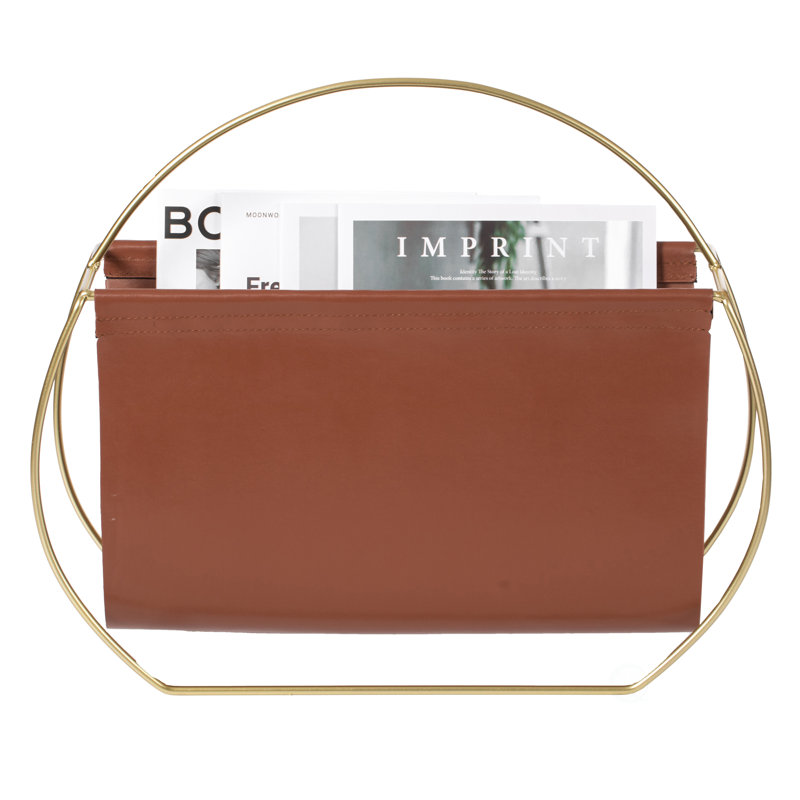 Baesmarc Metal Free Standing Magazine Rack