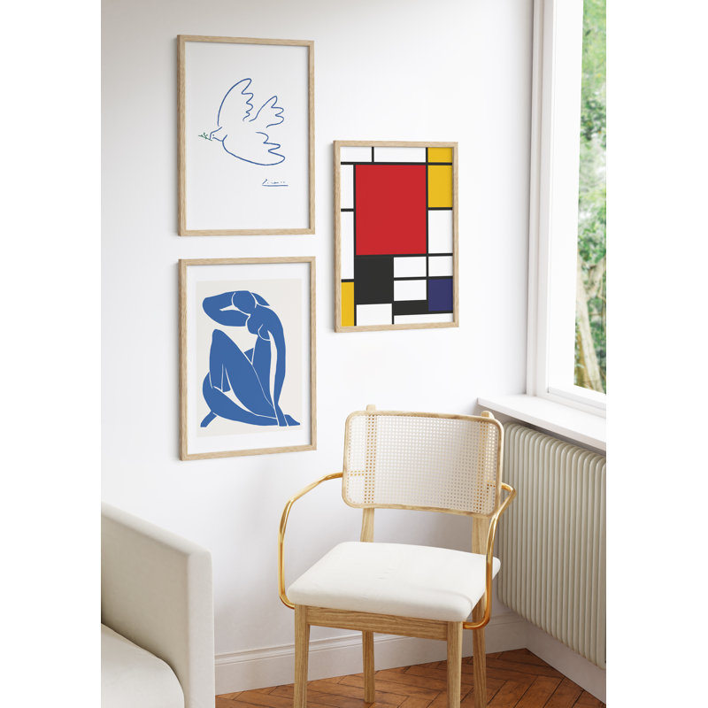 Black Oak 20x30 Wall Frame Set of 3