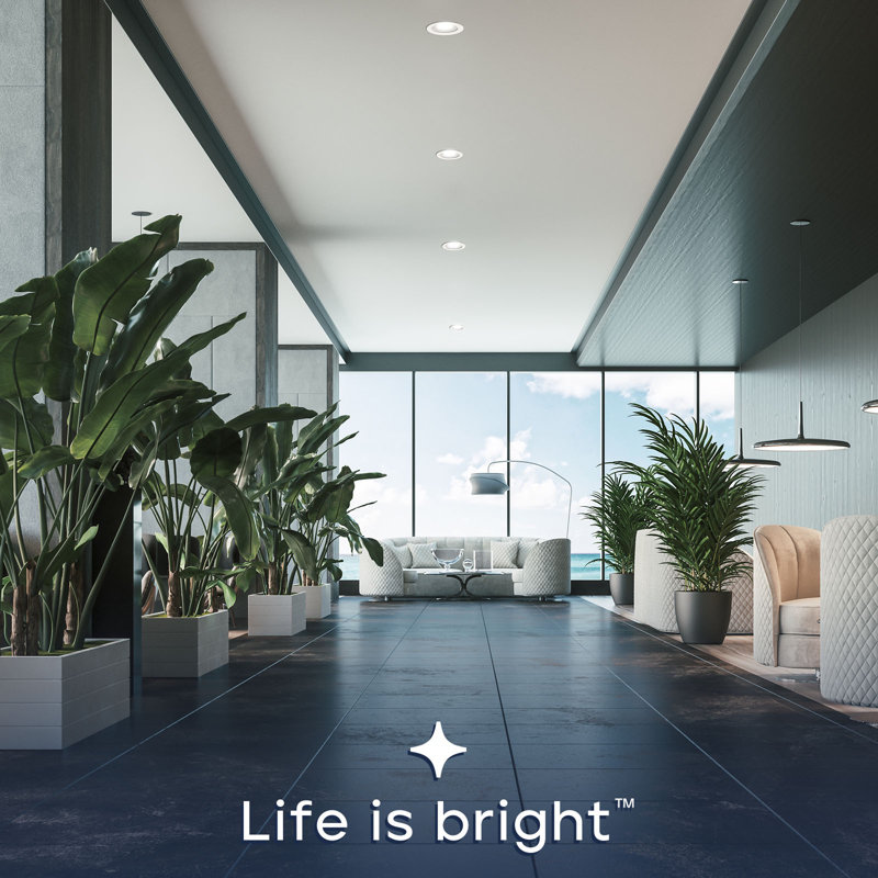 Luminaire encastré commercial à DEL de 8 pouces Luxrite avec J-Box 5CCT 2700K-5000K 50/65 / 80W à intensité variable CRI90 5000/6500/8000 Lumens 120-277V