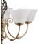 Campbellsburg 5 - Light Twist Shaded Chandelier Alabaster Style Glass-300994829