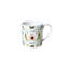 Scandinavian Floral Bone China Coffee Mug