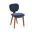 Chaises d'appoint rembourrées avec pieds en bois massif-142459881-140421392