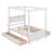 Adwoa Wood Canopy Bed with four Drawers-165946727