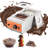 Chocolate Tempering Machine, 9 Lbs 2 Tanks Chocolate Melting Pot with TEMP Control 86~185℉