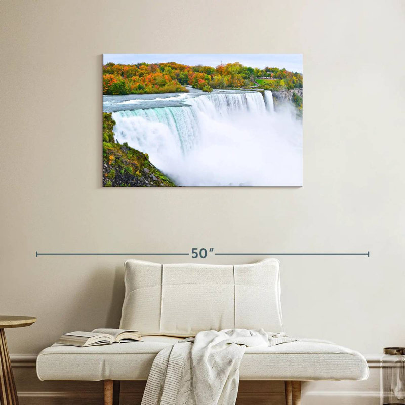 Automne aux chutes du Niagara, H 24 po x l 36 po