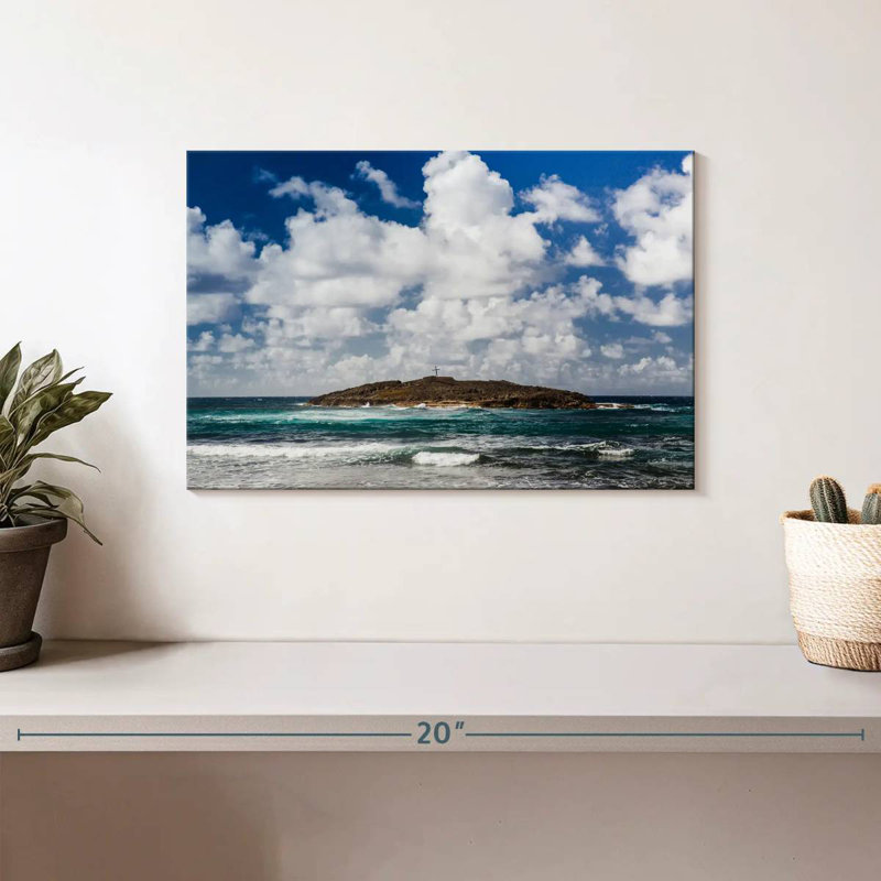 Gillard, Porto Rico, paysage marin, H 8 po x l 12 po