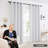 Assafa Polyester Blackout Curtain Pair-814017350-814017370