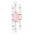 Eau de rose / laiton moderne