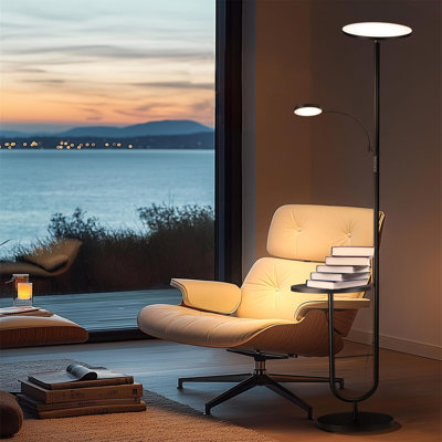 175cm LED Tray Table Floor Lamp