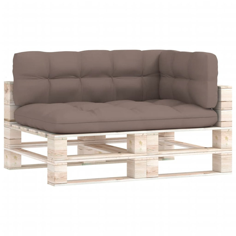 Coussin de siège / dossier d'extérieur Toan, Taupe