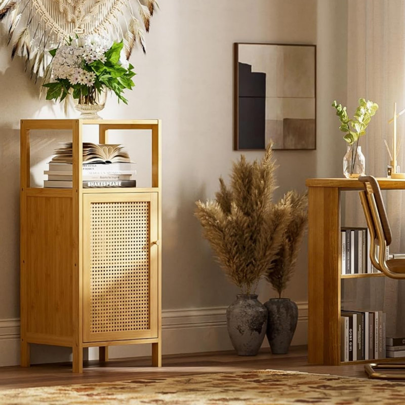 Bamboo Freestanding Bathroom Cabinet