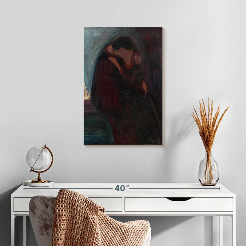 Hardie The Kiss Munch, H 24 po x l 16 po