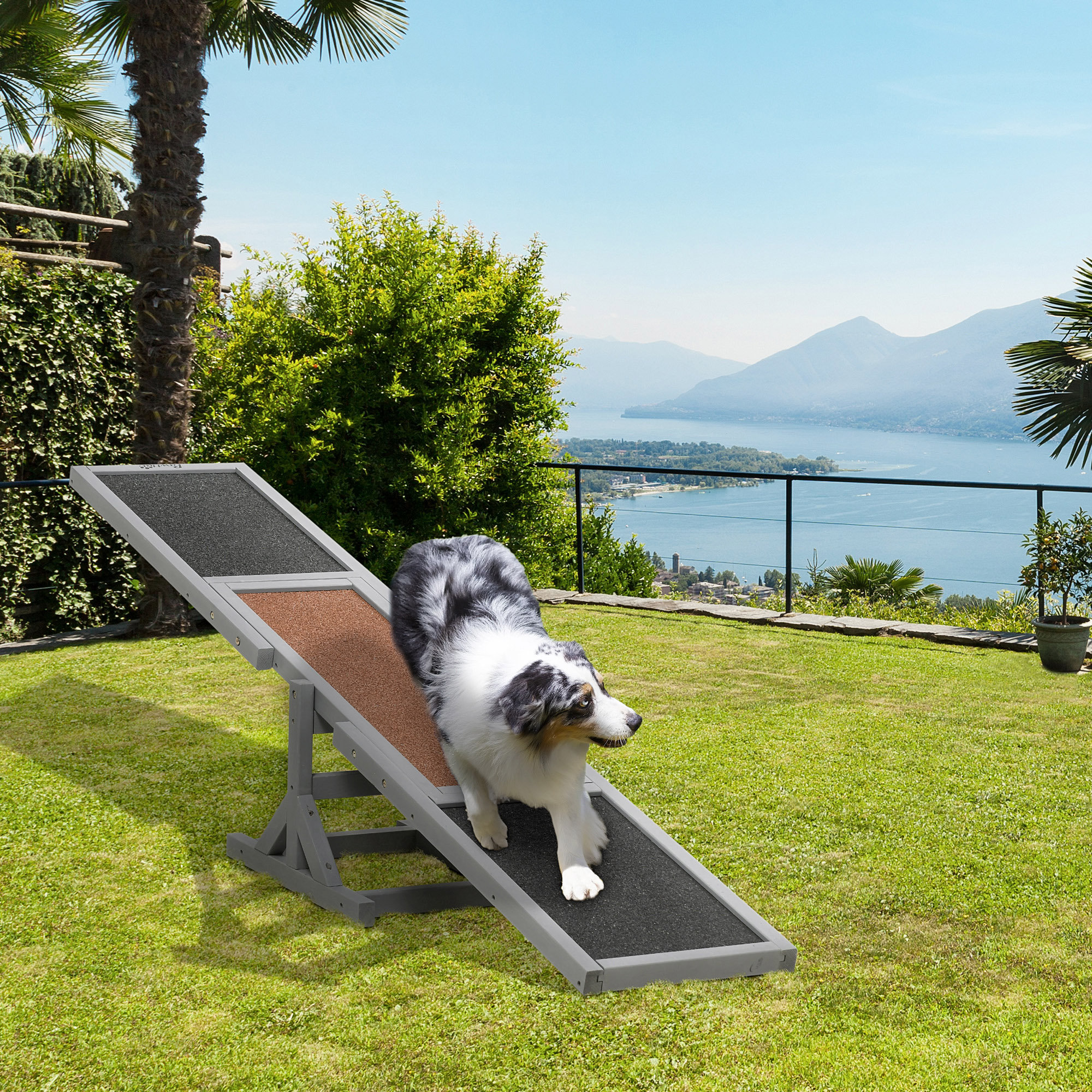 Tucker Murphy Pet™ Wood Pet Seesaw Platform Dog Agility Training Equipment  Run Game Toy Weather Resistant Pet Supplies Grey - Wayfair Canada