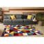 Multi Colour Geometric Area Rug-42117516