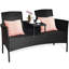Ensemble de conversation de terrasse pour 2 personnes avec table basse Jamarii-1517845774