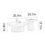 Combinaison de table basse ronde rétro minimaliste-110328982-110328981