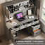 Bureau de direction 67 po avec rehausse Farmhouse-596426766