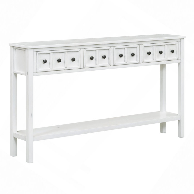 Console Rustic, Blanc antique