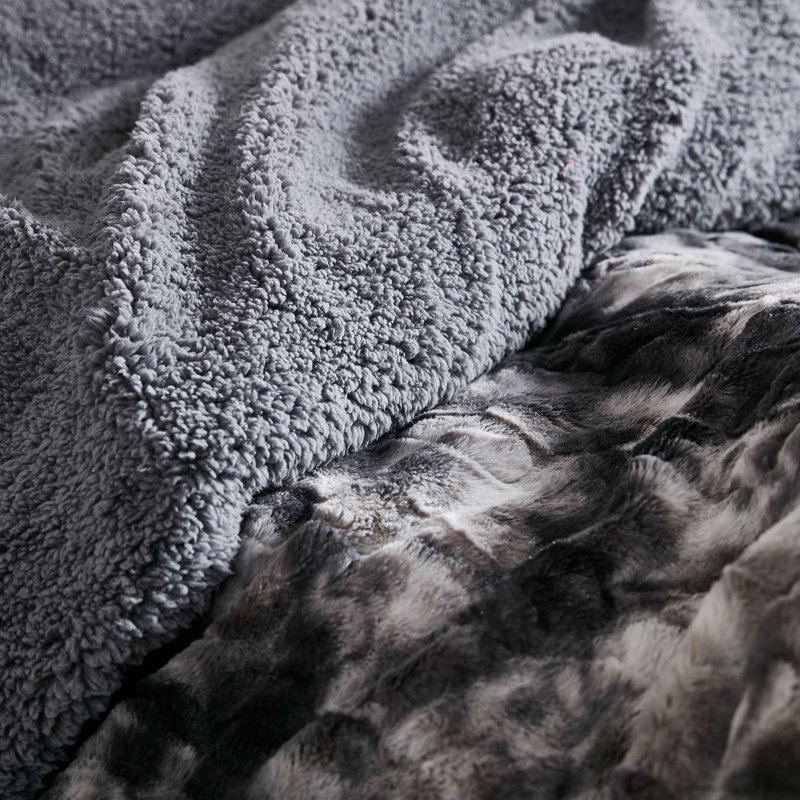 Coma Inducer Midnight Snowfall Oversized Comforter Set, Extra-long Twin Comforter + 1 Sham