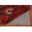 Tapis rouge fait à la main 5 x 8 po
