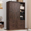 Armoire penderie H 73,00 po avec capteur de lumière, tiroirs et tringle