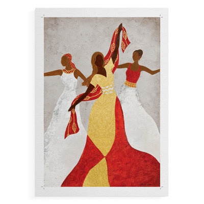 Célébration dorée - impression sur toile seulement - non encadrée