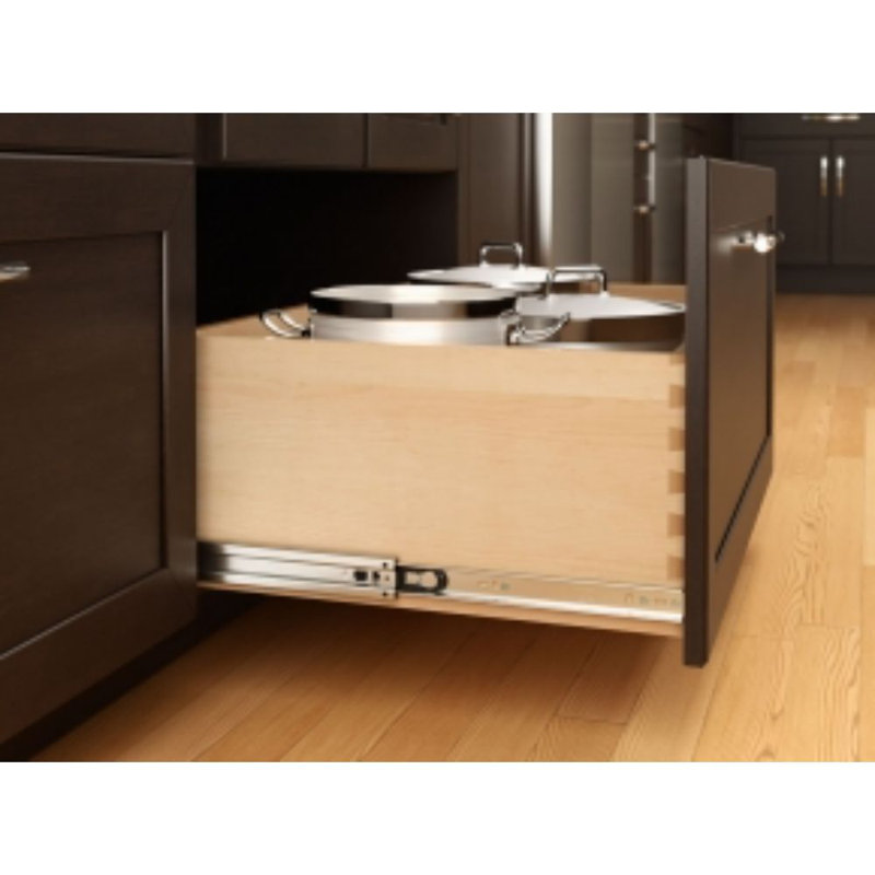 16" Heavy-Duty Full Extension Side Mount Steel Drawer Slide