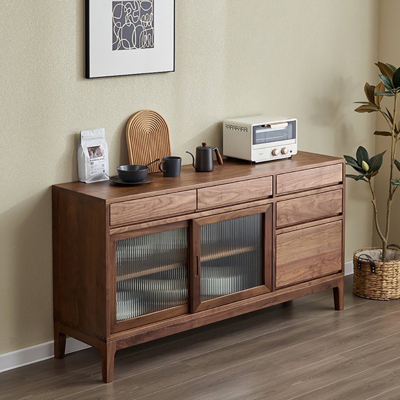 Multi-functional Large Capacity Sideboard, 33.5" H x 55.1" W x 15.7" D