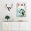 Smile In Abstract By Banksy - Wrapped Canvas-55340003
