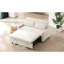 Living Room Bed With 3 Adjustable Angles And Foam, Beige Pull-out Couch Foam Filler Levels