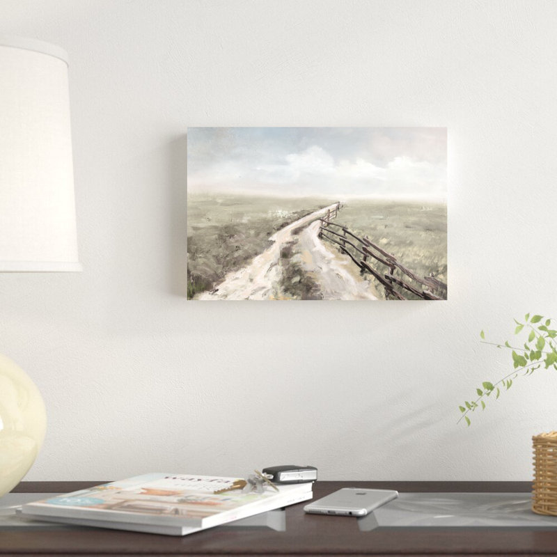 Country Road - Reproduction d'art sur toile tendue, H 8 po x l 12 po