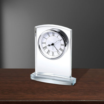 Elegant Glass Table Clock