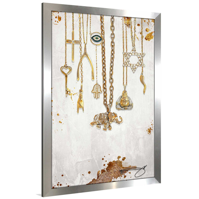 «Faith and Luck», reproduction d'impression encadrée, H 27,5 po x l 21,5 po x P 0,75 po