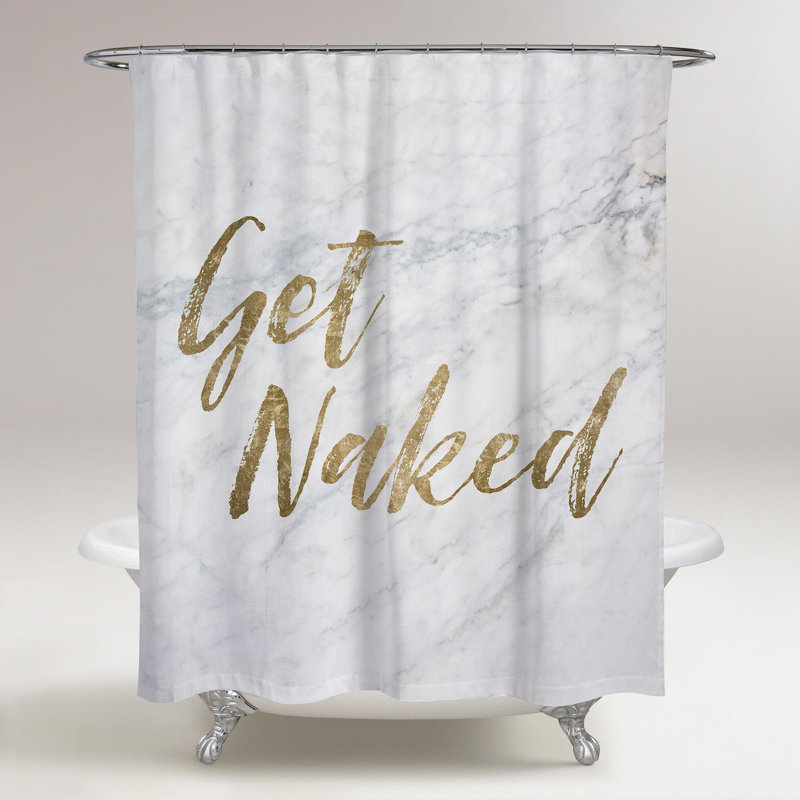 Rideau de douche simple get naked Lohr