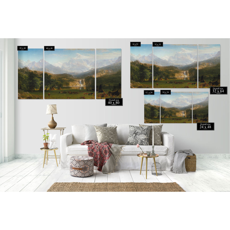 A premium the rocky, impression à multiples images sur toile tendue, reproduction d’art sur toile tendue