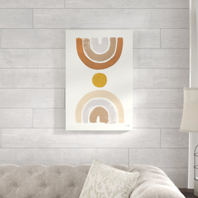 Desert Rainbows I 1 Piece Wrapped Canvas Painting