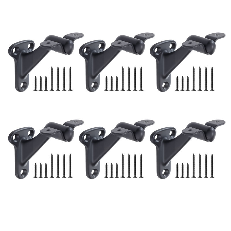 Support de main courante pour escaliers noir mat