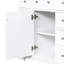 Meuble-lavabo 36 po sans lavabo, base d'armoire seulement, une armoire et six tiroirs